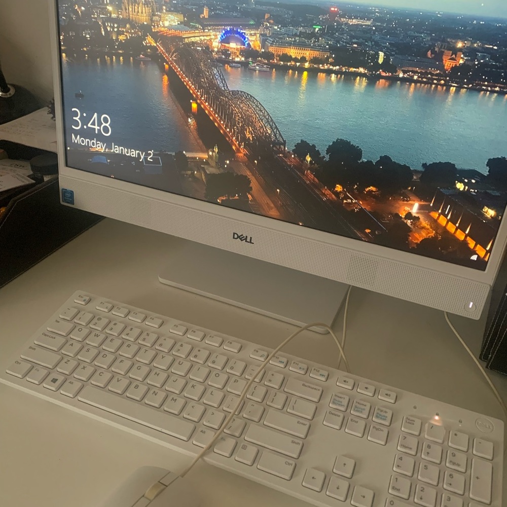 Dell desk top,all three, I got new, but I am not using it,perfect for home use.